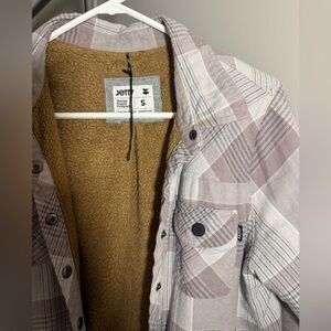 Joyrich Men's Checkered Jacket - Gray and Cream
